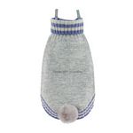 Louis Dog Cashmere Turtleneck Gray